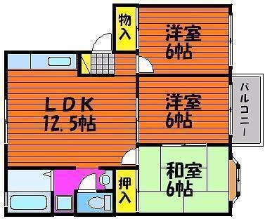 岡山県岡山市北区撫川 庭瀬駅 3LDK アパート 賃貸物件詳細