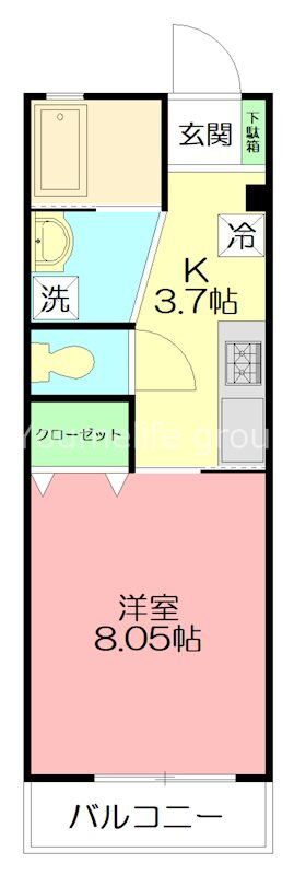 セレーノ 2階 1K 賃貸物件詳細