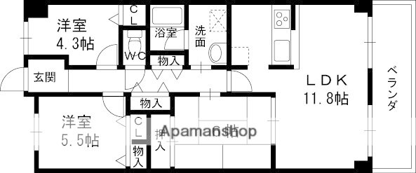 フロレスタミオ山田池公園 4階 3LDK 賃貸物件詳細