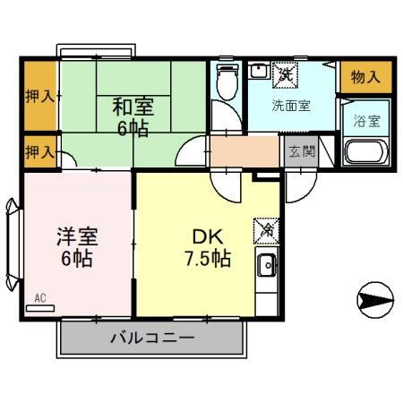 兵庫県西宮市能登町 西宮北口駅 2DK アパート 賃貸物件詳細