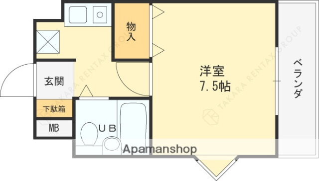 大阪府大阪市東淀川区下新庄３ 下新庄駅 1K マンション 賃貸物件詳細