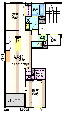 （仮称）東大井１丁目２３番地メゾン 2階 2LDK 賃貸物件詳細