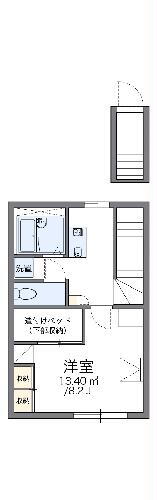 栃木県足利市上渋垂町 福居駅 1K アパート 賃貸物件詳細