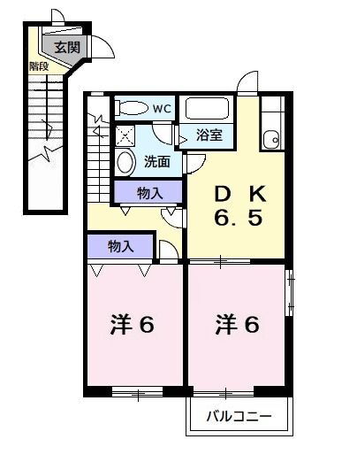 千葉県茂原市大芝 茂原駅 2DK アパート 賃貸物件詳細