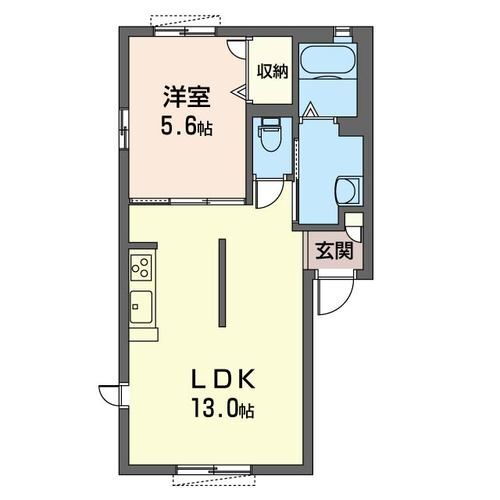 アークコート 2階 1LDK 賃貸物件詳細