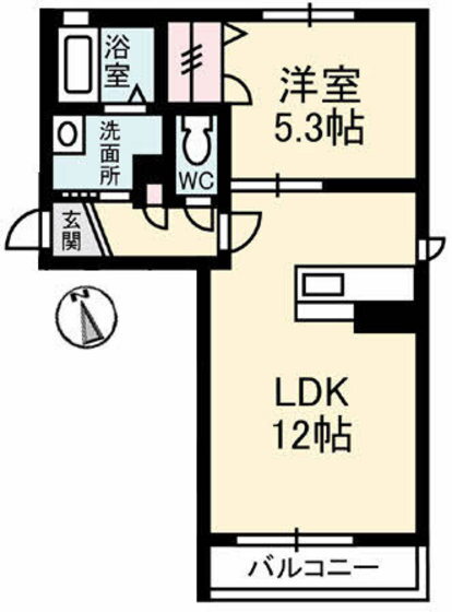 岡山県岡山市南区福富西２ 1LDK アパート 賃貸物件詳細