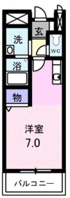 神奈川県大和市下鶴間 つきみ野駅 ワンルーム アパート 賃貸物件詳細