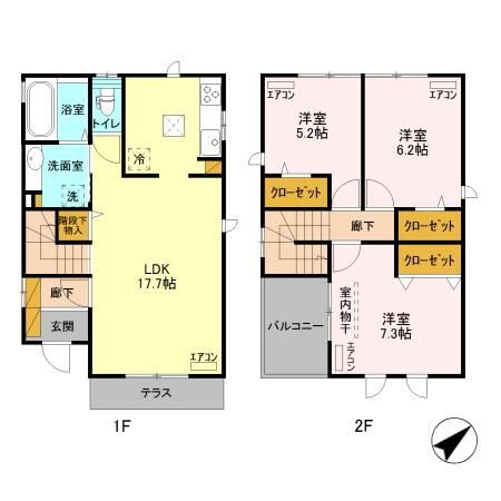 千葉県千葉市若葉区西都賀５ 都賀駅 3LDK 一戸建て 賃貸物件詳細