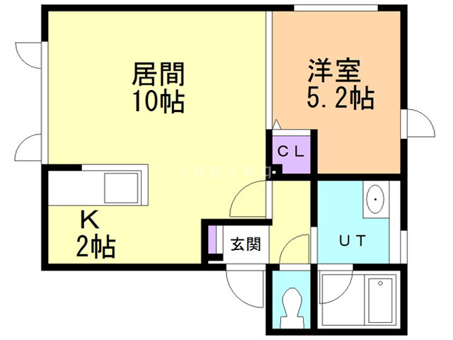 北海道札幌市東区北四十三条東１４ 栄町駅 1LDK アパート 賃貸物件詳細