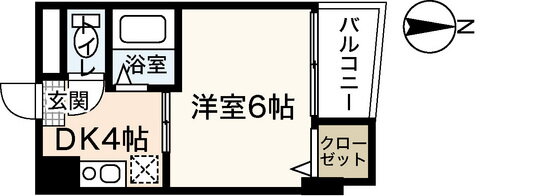 広島県広島市中区鉄砲町 広島駅 1K マンション 賃貸物件詳細