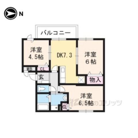 京都府京都市伏見区久我森の宮町 長岡天神駅 3DK マンション 賃貸物件詳細