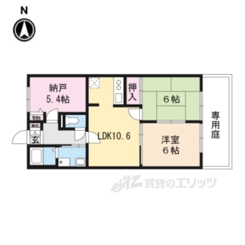 京都府八幡市八幡吉野 石清水八幡宮駅 2LDK アパート 賃貸物件詳細