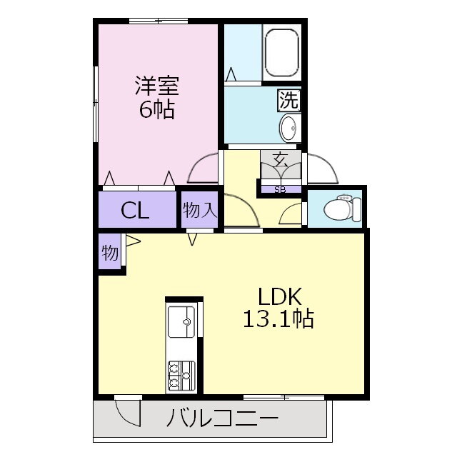 埼玉県川越市大字砂 新河岸駅 1LDK アパート 賃貸物件詳細