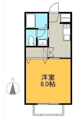 岡山県倉敷市徳芳 中庄駅 1K アパート 賃貸物件詳細