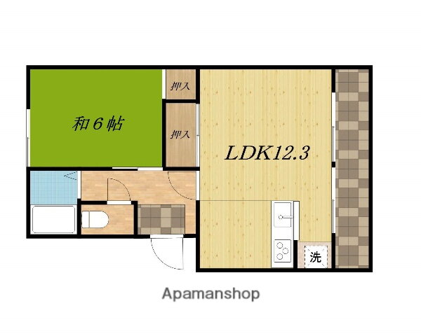 大阪府枚方市春日元町２ 津田駅 1LDK マンション 賃貸物件詳細
