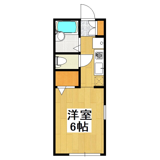 埼玉県吉川市高久２ 吉川駅 1K アパート 賃貸物件詳細