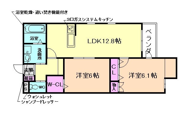 大阪府池田市神田１ 池田駅 2LDK マンション 賃貸物件詳細