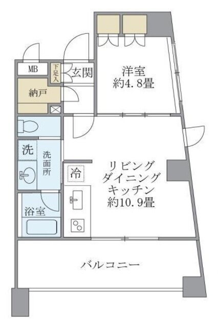 東京都世田谷区駒沢５ 駒沢大学駅 1LDK マンション 賃貸物件詳細