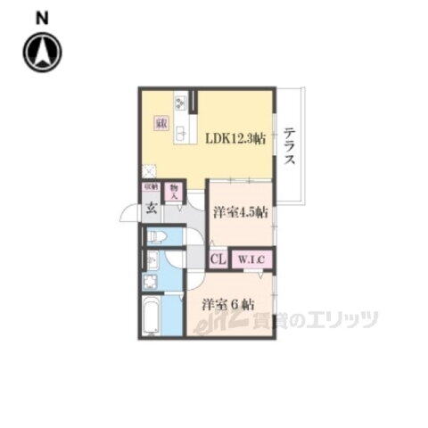 奈良県奈良市北永井町 帯解駅 2LDK アパート 賃貸物件詳細