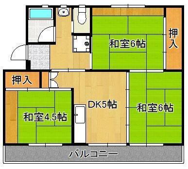 福岡県北九州市八幡西区本城３ 二島駅 3DK アパート 賃貸物件詳細