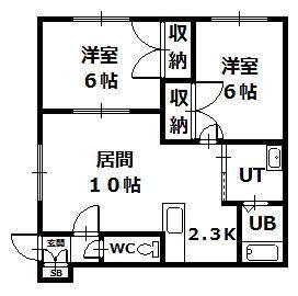 北海道空知郡上富良野町富町２ 上富良野駅 2LDK アパート 賃貸物件詳細