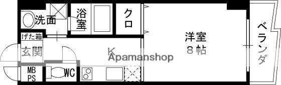 協同レジデンス摂津富田 4階 1K 賃貸物件詳細