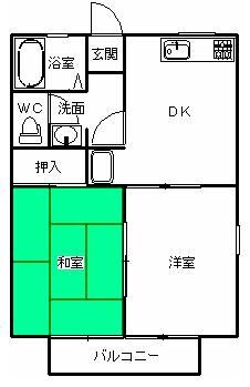 茨城県ひたちなか市大字馬渡 勝田駅 2DK アパート 賃貸物件詳細