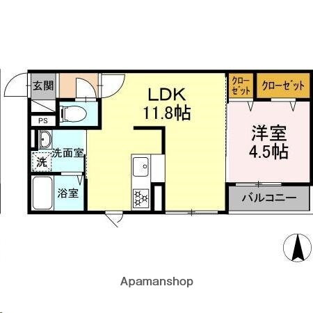 宮城県仙台市青葉区広瀬町 北四番丁駅 1LDK アパート 賃貸物件詳細