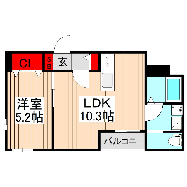リーブルファイン新座大和田２号棟 1階 1LDK 賃貸物件詳細