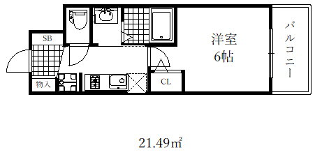 エステムコート神戸大倉山公園 12階 1K 賃貸物件詳細