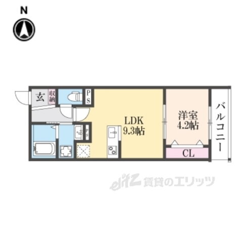 アート樟葉３ 2階 1LDK 賃貸物件詳細