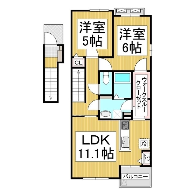 長野県長野市大字稲葉 長野駅 2LDK アパート 賃貸物件詳細