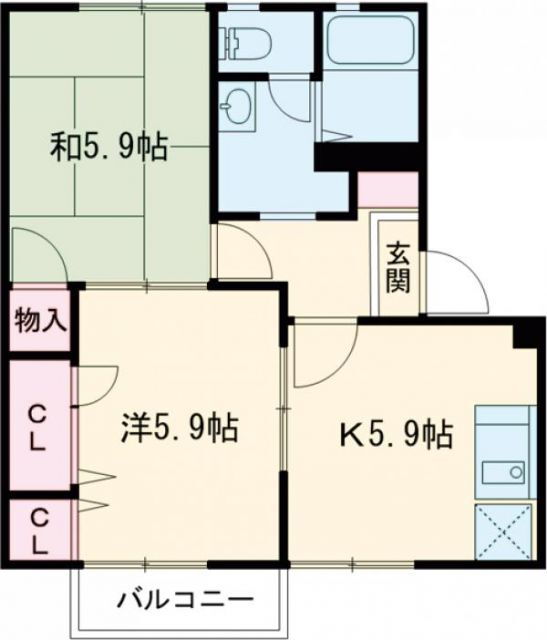新潟県新潟市江南区荻曽根１ 亀田駅 2K アパート 賃貸物件詳細