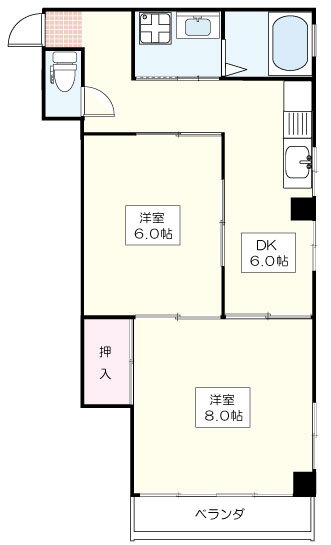 東京都西東京市田無町５ 田無駅 2DK マンション 賃貸物件詳細
