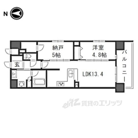 京都府京都市下京区材木町 京都駅 1LDK マンション 賃貸物件詳細