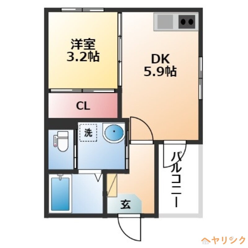 ハーモニーテラス紅雲町ＩＩ★ 1階 1DK 賃貸物件詳細