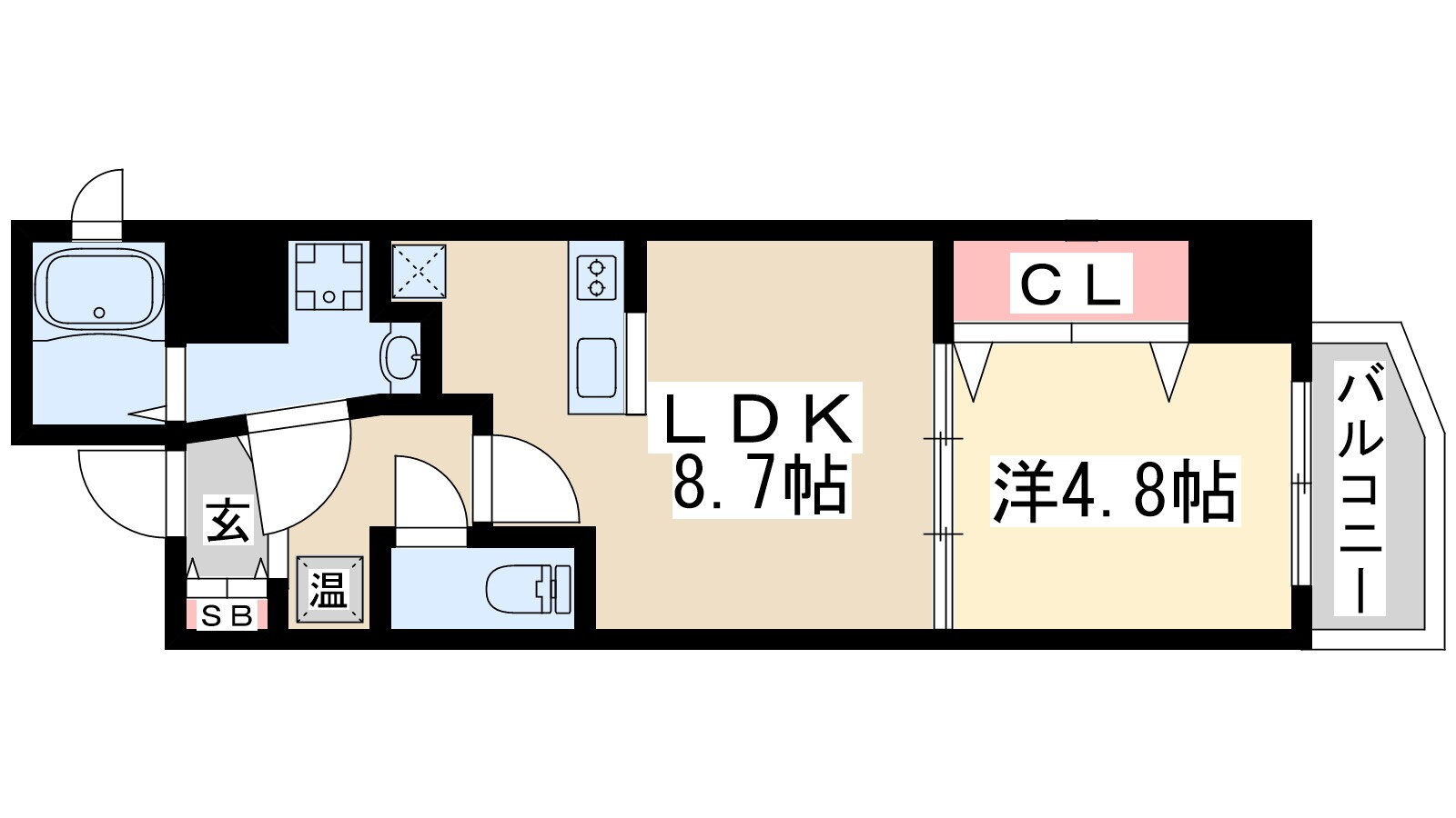 大阪府吹田市垂水町３ 江坂駅 1LDK マンション 賃貸物件詳細