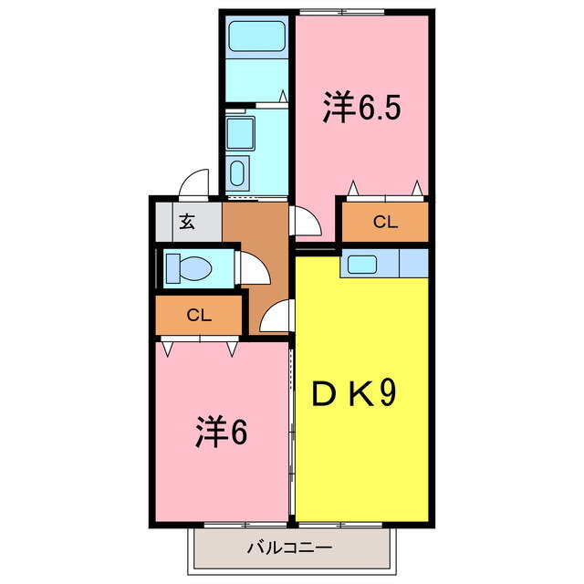 愛知県高浜市呉竹町６ 吉浜駅 2DK アパート 賃貸物件詳細