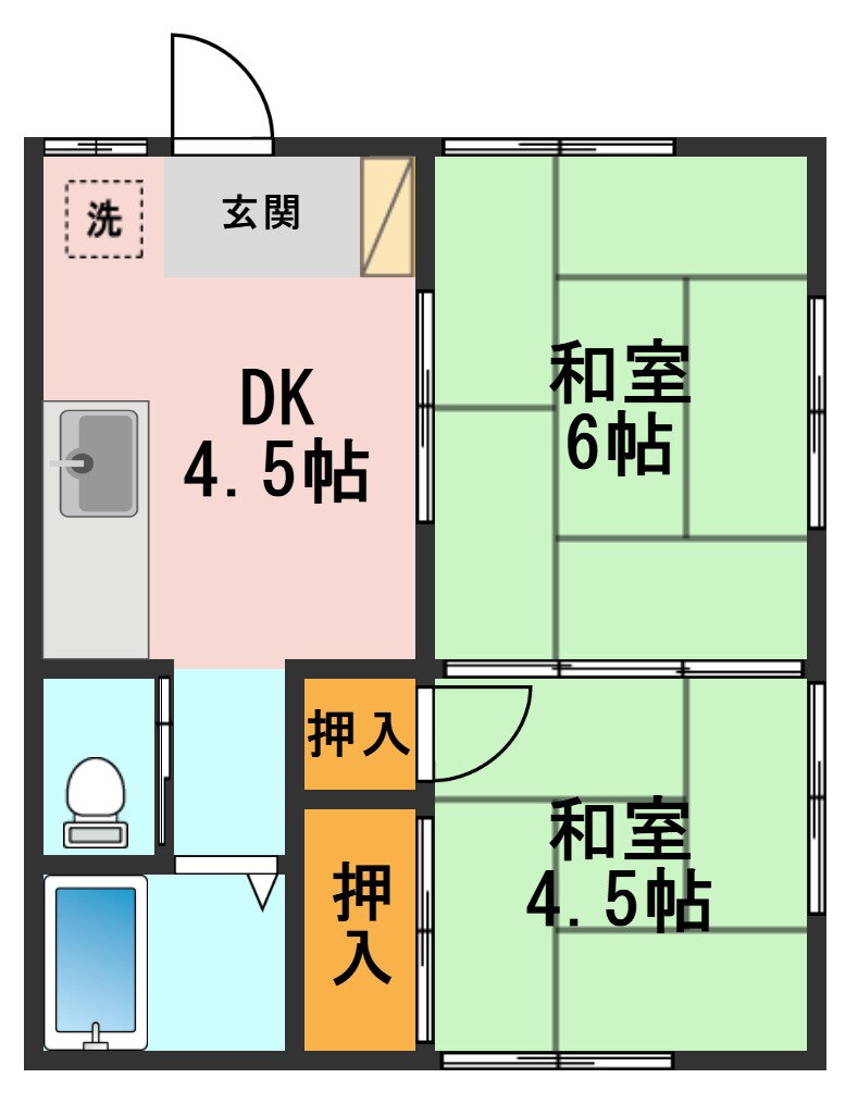 東京都江戸川区春江町３ 瑞江駅 2DK アパート 賃貸物件詳細