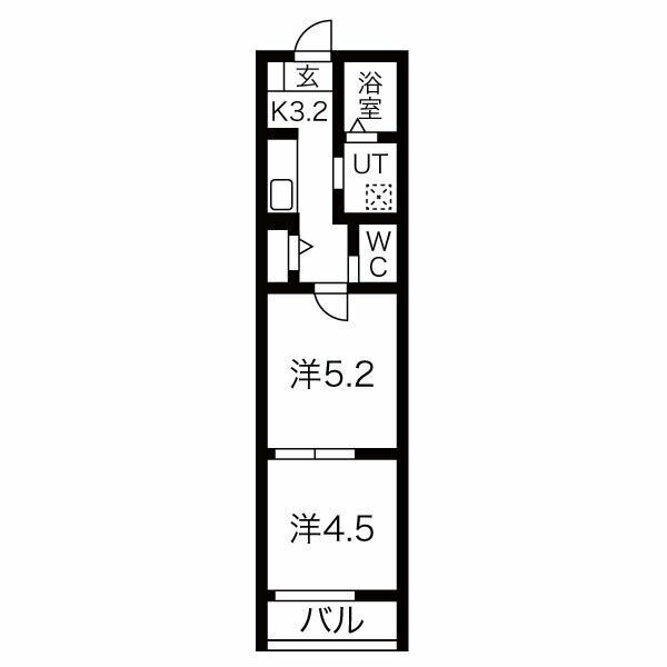 宮城県仙台市若林区蒲町 六丁の目駅 2K アパート 賃貸物件詳細
