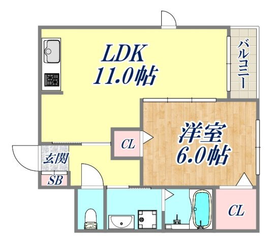 Ｄｒｅａｍ　Ｌｉｆｅ 3階 1LDK 賃貸物件詳細