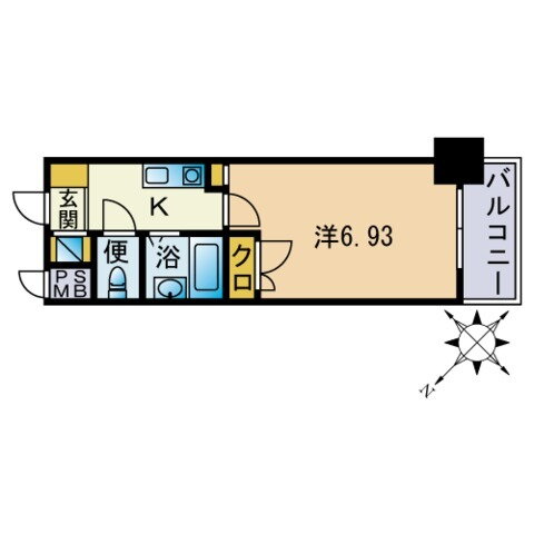 福岡県福岡市中央区荒戸２ 大濠公園駅 1K マンション 賃貸物件詳細
