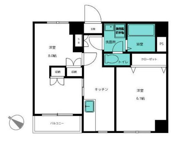 東京都渋谷区恵比寿１ 恵比寿駅 2K マンション 賃貸物件詳細