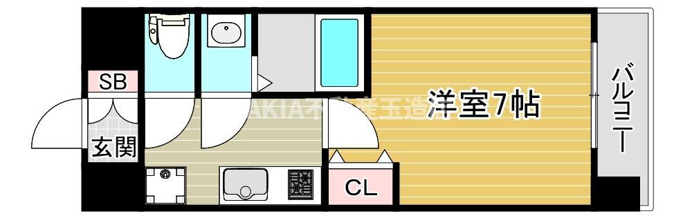 大阪府大阪市東成区玉津３ 鶴橋駅 1K マンション 賃貸物件詳細
