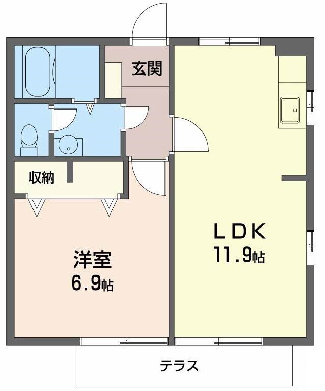 兵庫県神戸市東灘区魚崎中町４ 魚崎駅 1LDK アパート 賃貸物件詳細