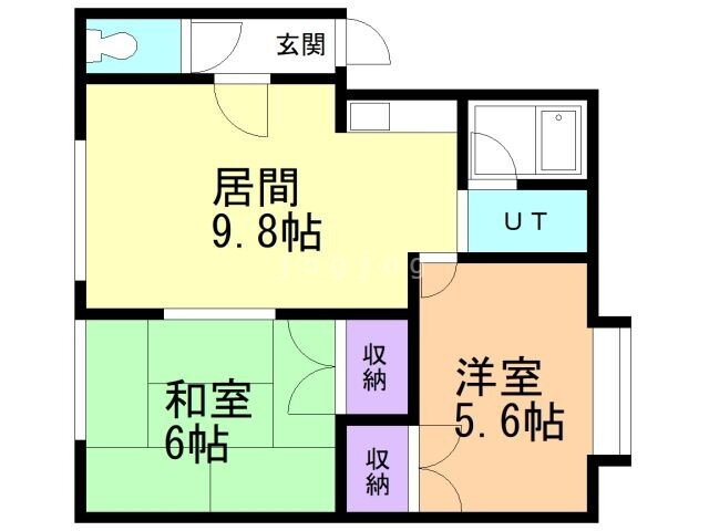 ジャストイン平岡 2階 2LDK 賃貸物件詳細