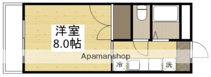 サンパレス怒田Ｉ 2階 1K 賃貸物件詳細