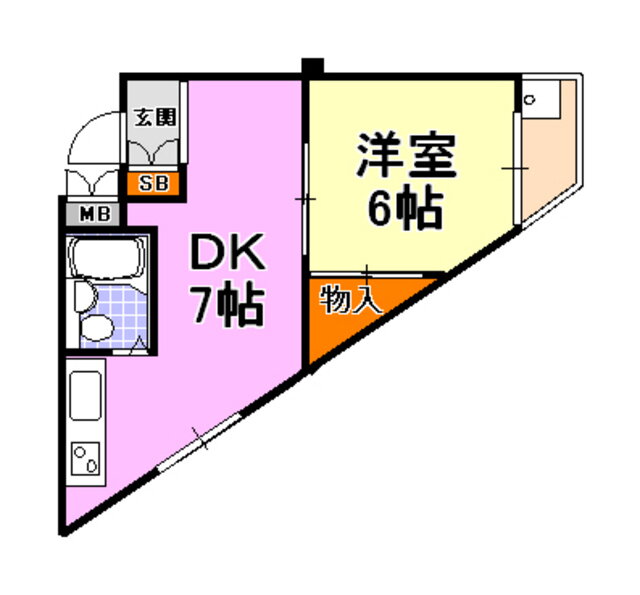 兵庫県神戸市東灘区岡本１ 岡本駅 1DK マンション 賃貸物件詳細