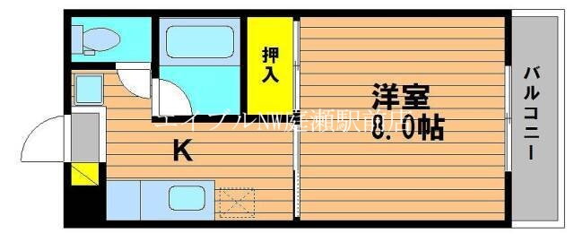 岡山県岡山市北区今村 備前西市駅 1K マンション 賃貸物件詳細