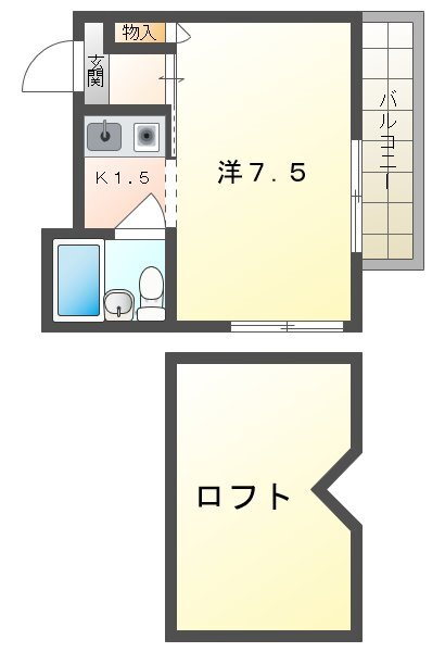 大阪府寝屋川市香里南之町 香里園駅 1K マンション 賃貸物件詳細